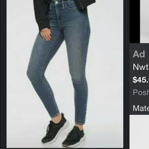 Athleta womens Sculptek denim 6 medium wash